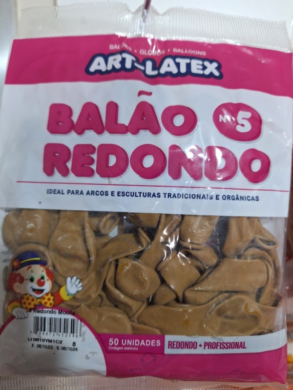 BAL�O 5 REDONDO MOCHA C/50